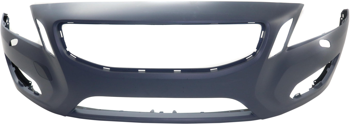 Front Primed Bumper Cover, T6 R-Design Model, With Headlight Washer Holes, With Tow Hook Cover