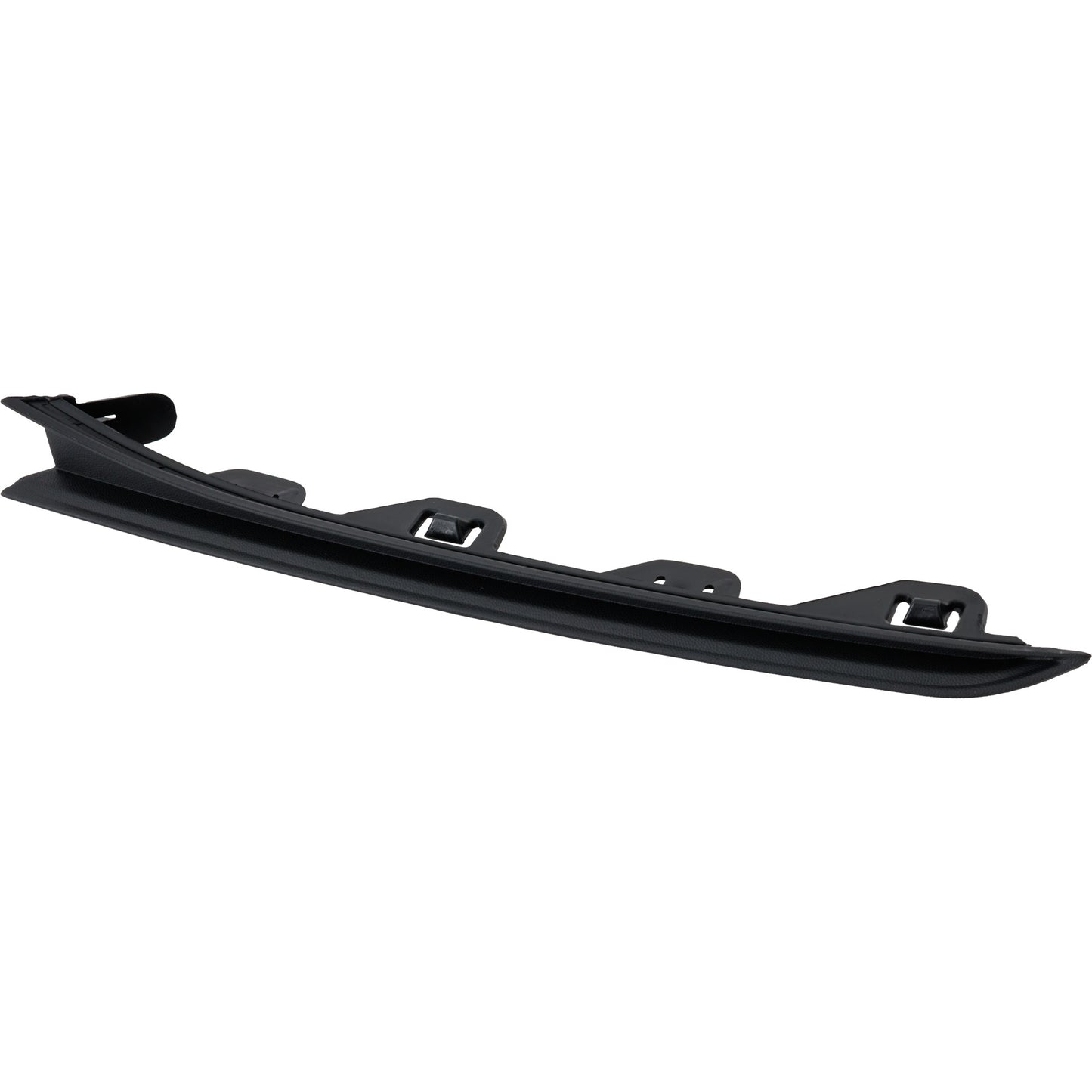 Front, Driver Side, Lower Bumper Trim, Textured Black