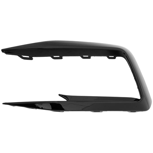 Front, Driver Side Fog Light Trim, Black