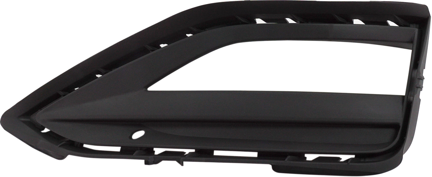 Front, Passenger Side Fog Light Trim, Textured Black