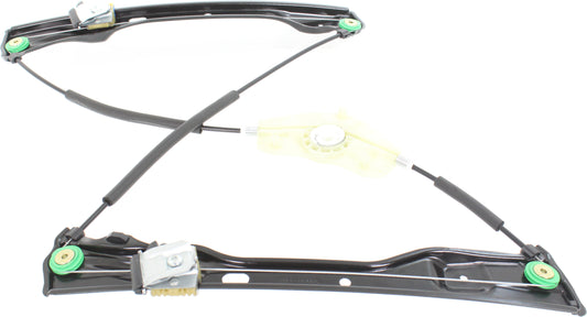 Front, Driver Side Window Regulator, Power, Without Panel