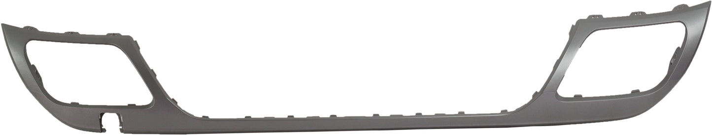 Rear, Center Valance, Cover, Painted Silver