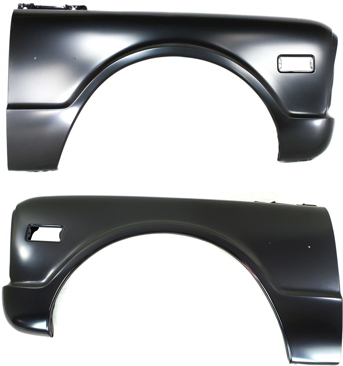 Front, Driver and Passenger Side Fenders, With turn signal light hole