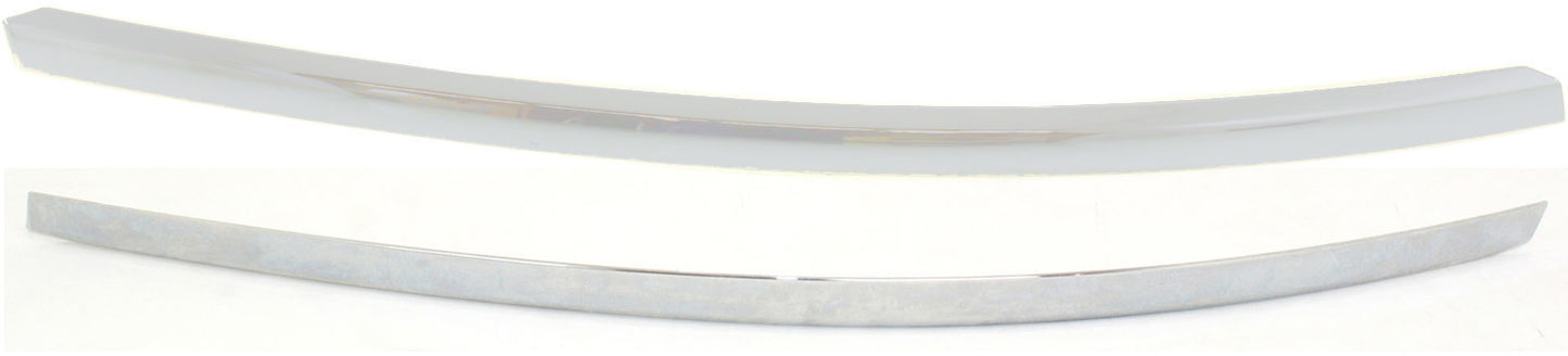Front, Driver and Passenger Side Bumper Trims, Chrome