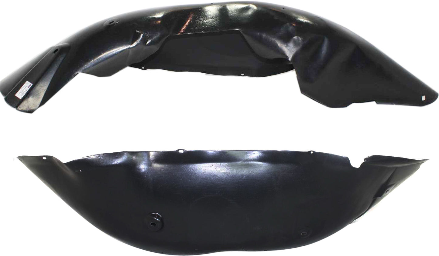 Front, Driver and Passenger Side, Fender Liners