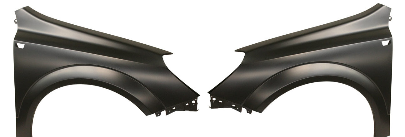 Front, Driver and Passenger Side Fenders, With turn signal light hole