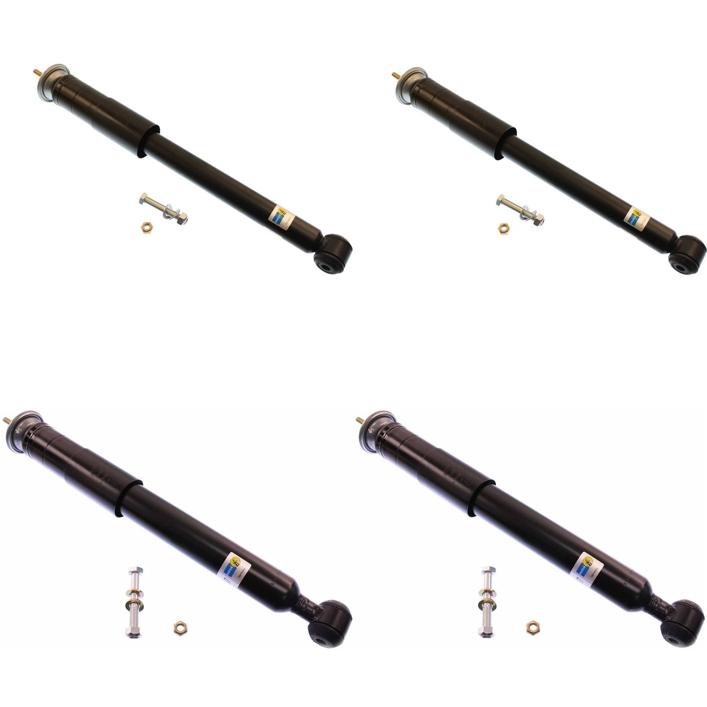 SET-BIL24017060 Front and Rear, Driver and Passenger Side Shock