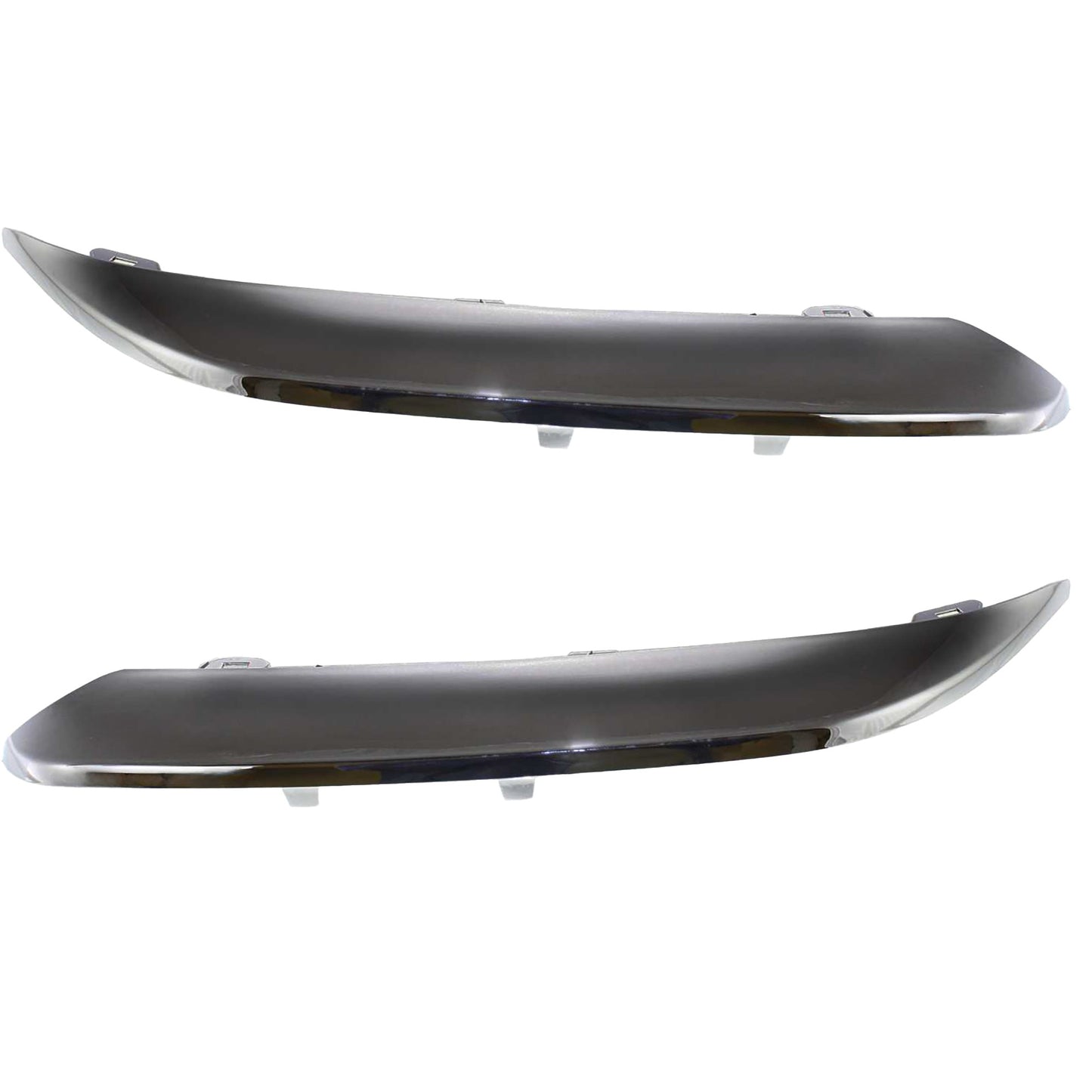 Front, Driver and Passenger Side Bumper Trims, Chrome, 8 Cyl, 5.7L Engine, For Models Without Headlamp Washer Hole