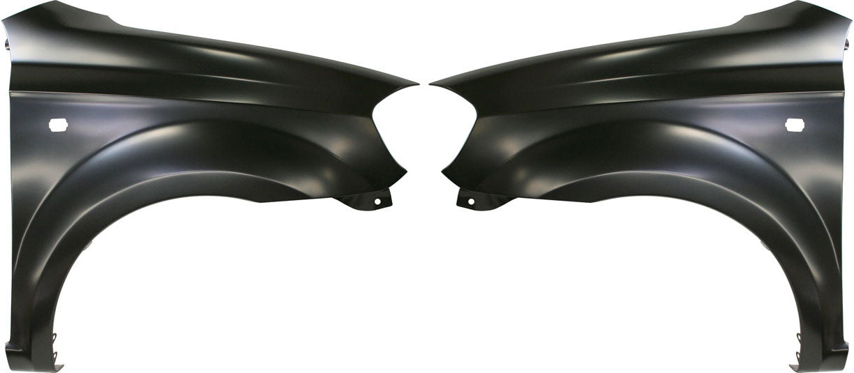 Front, Driver and Passenger Side Fenders, With turn signal light hole