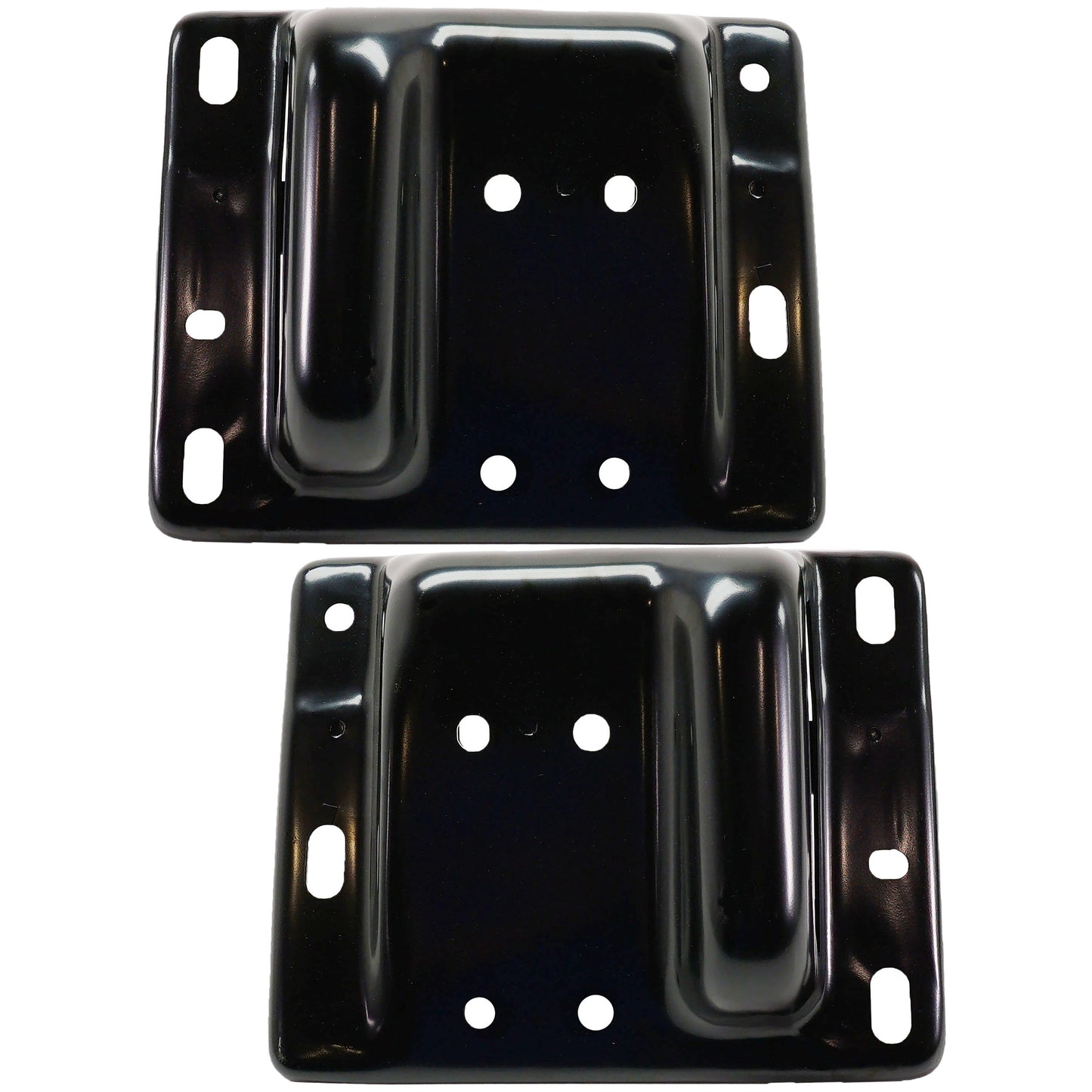 Front, Driver and Passenger Side Bumper Brackets, Without Tow Hook