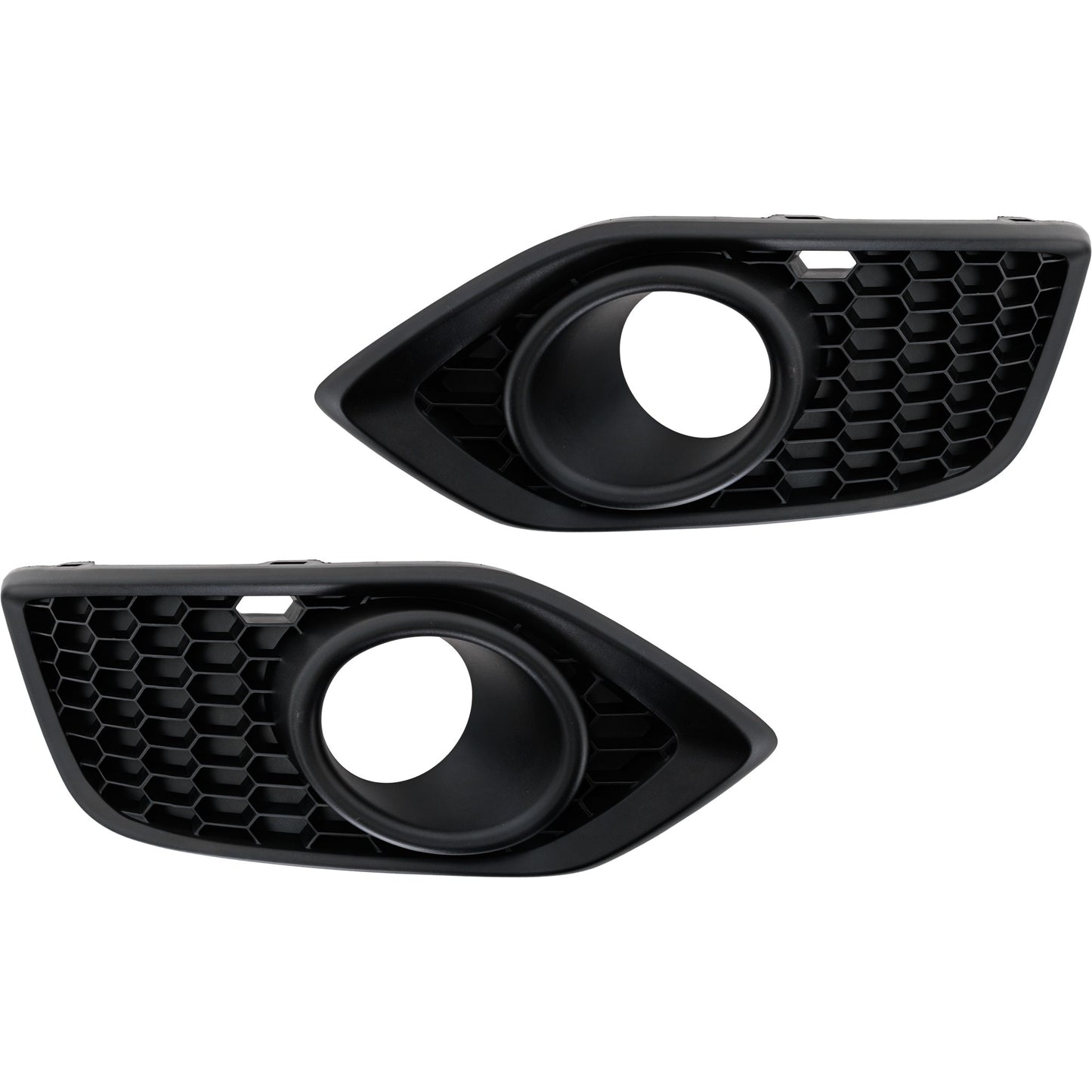 Driver and Passenger Side Fog Light Trim, Textured Black