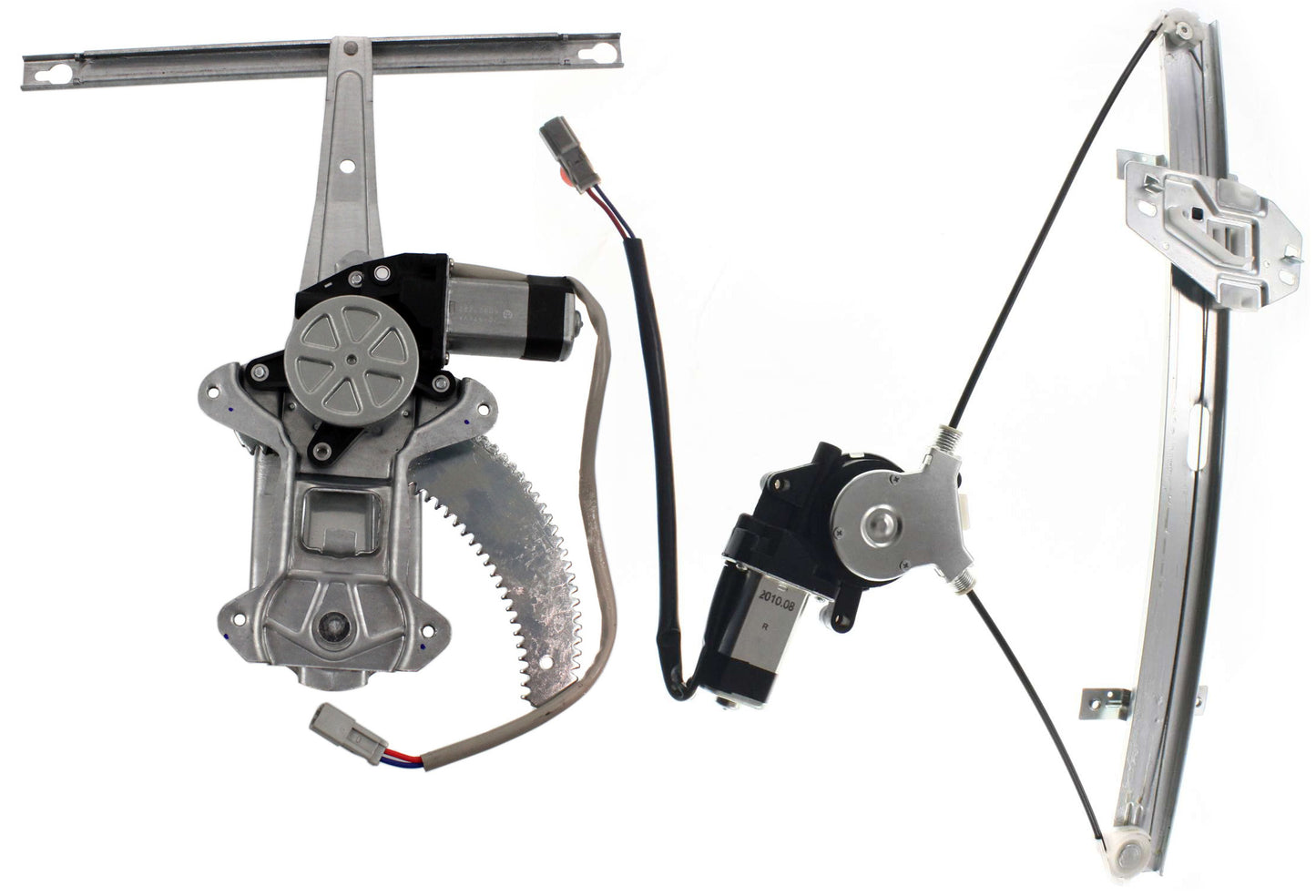 Sedan Front And Rear, Passenger Side Power Window Regulator, With Motor