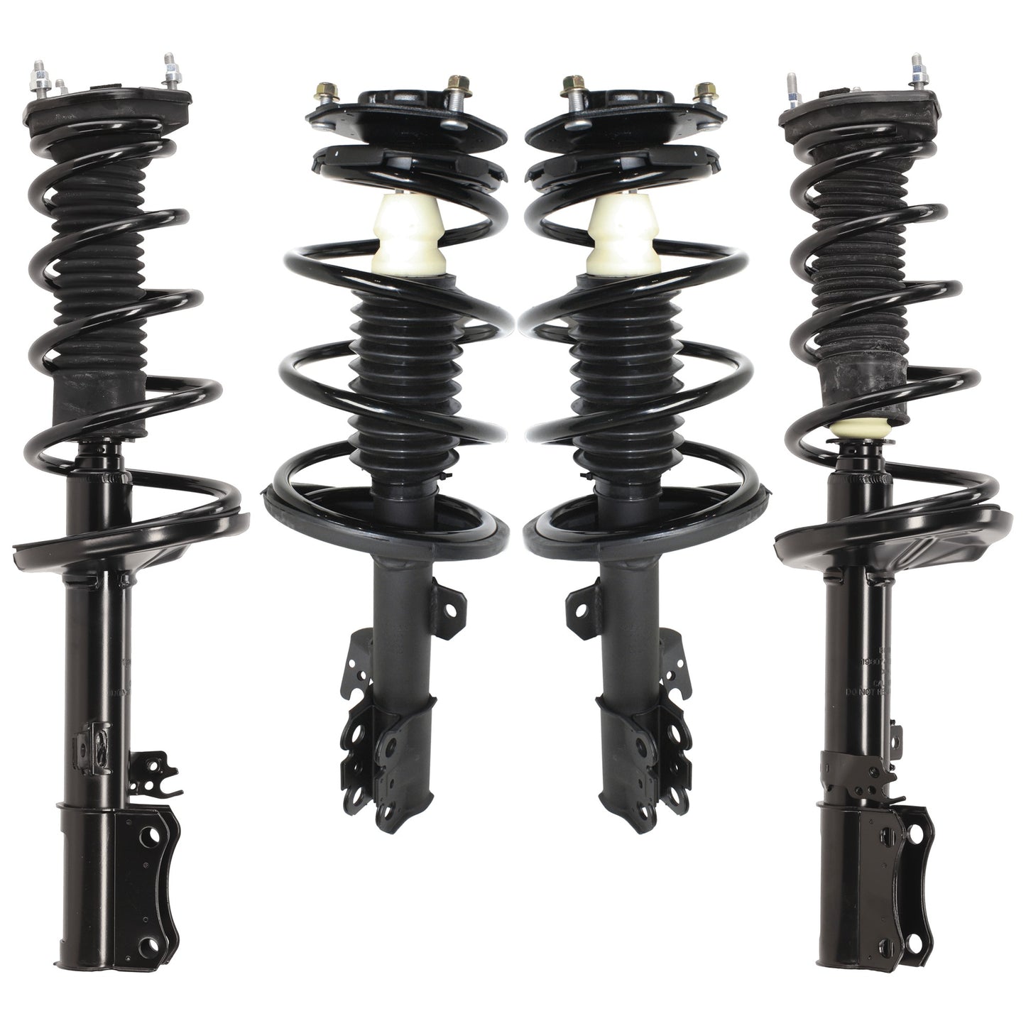 Front and Rear, Driver and Passenger Side Fully Loaded Strut