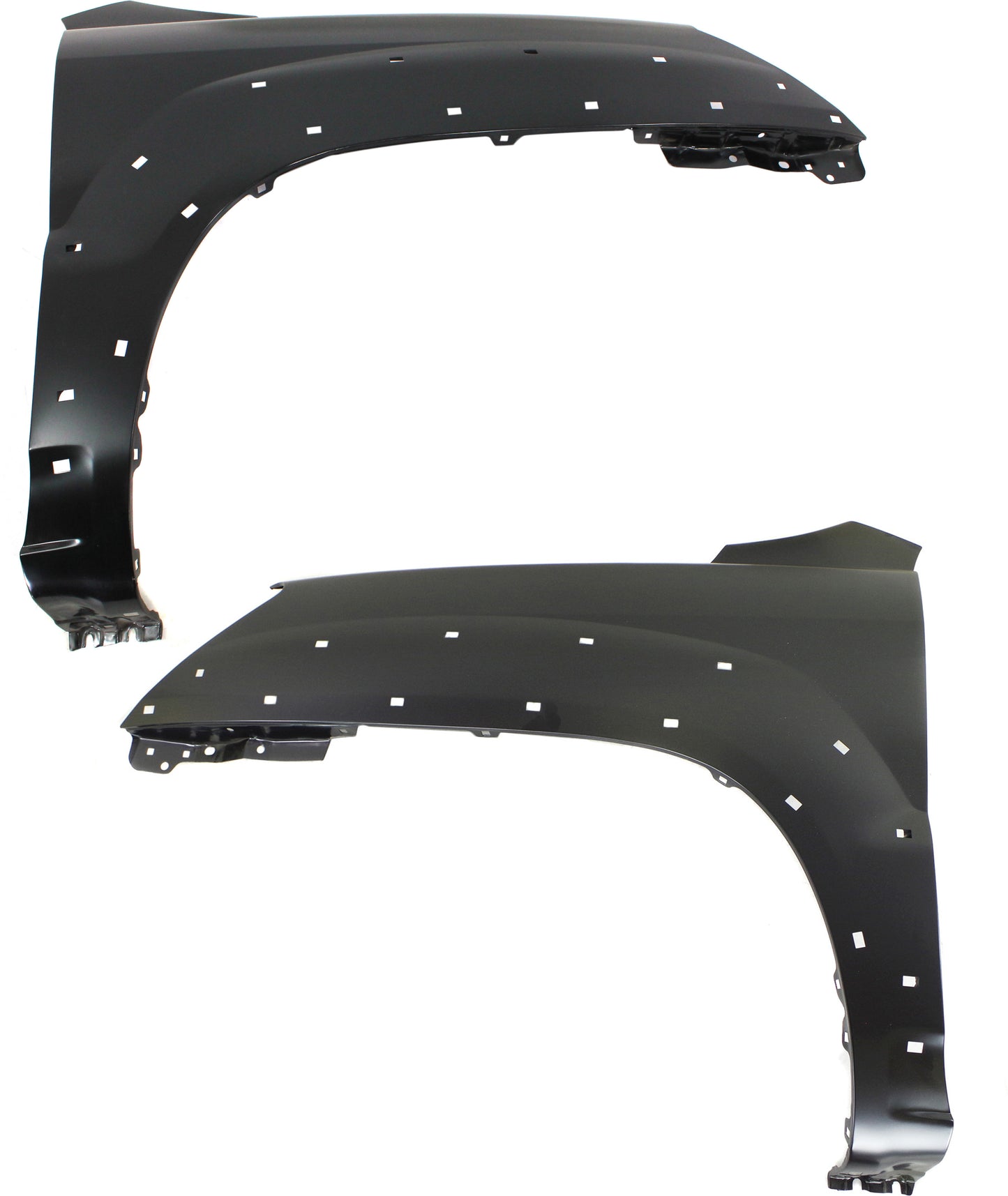 Front, Driver and Passenger Side Fenders, For Models With Luxury Package