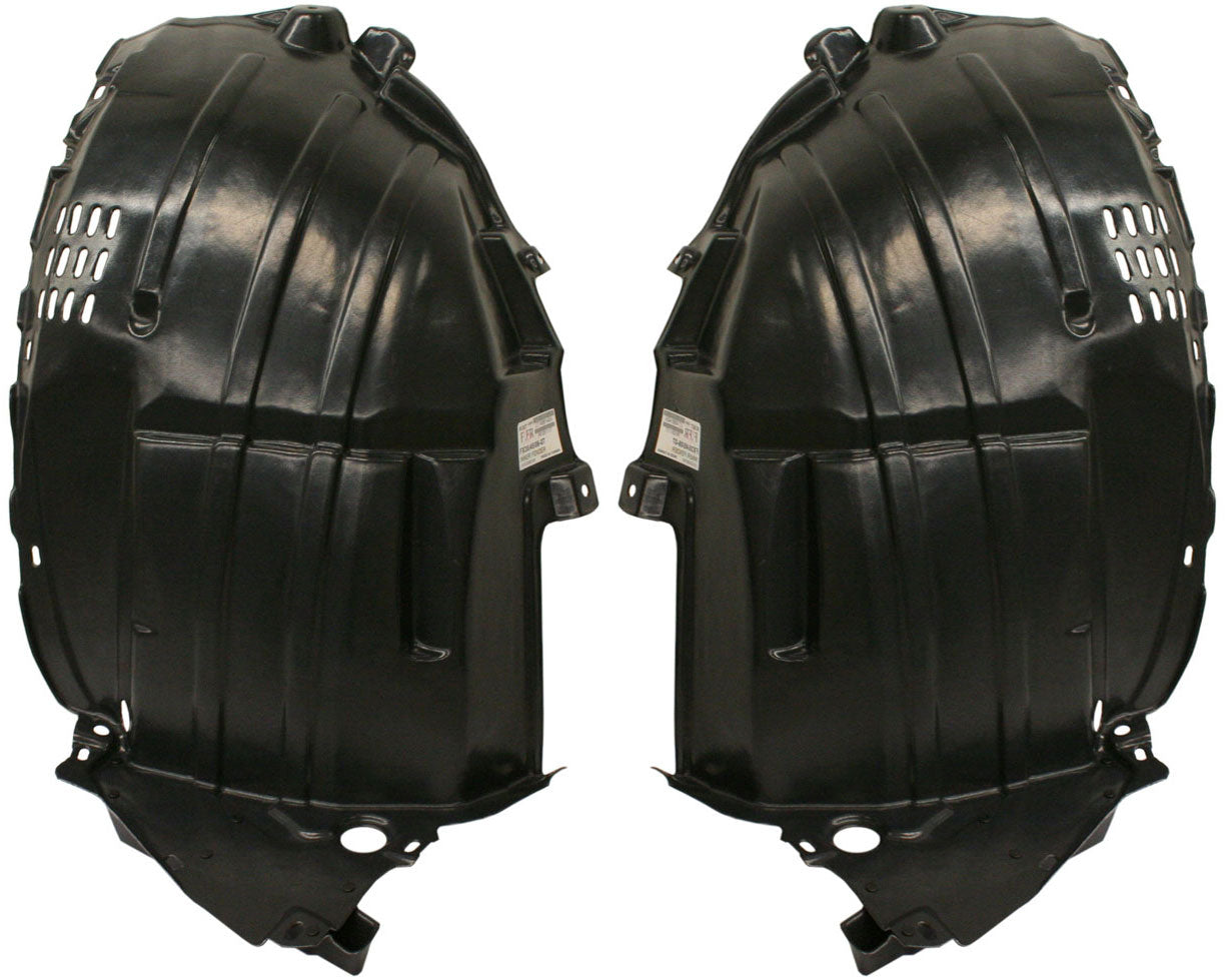 Front, Driver and Passenger Side, Front Section, Fender Liner