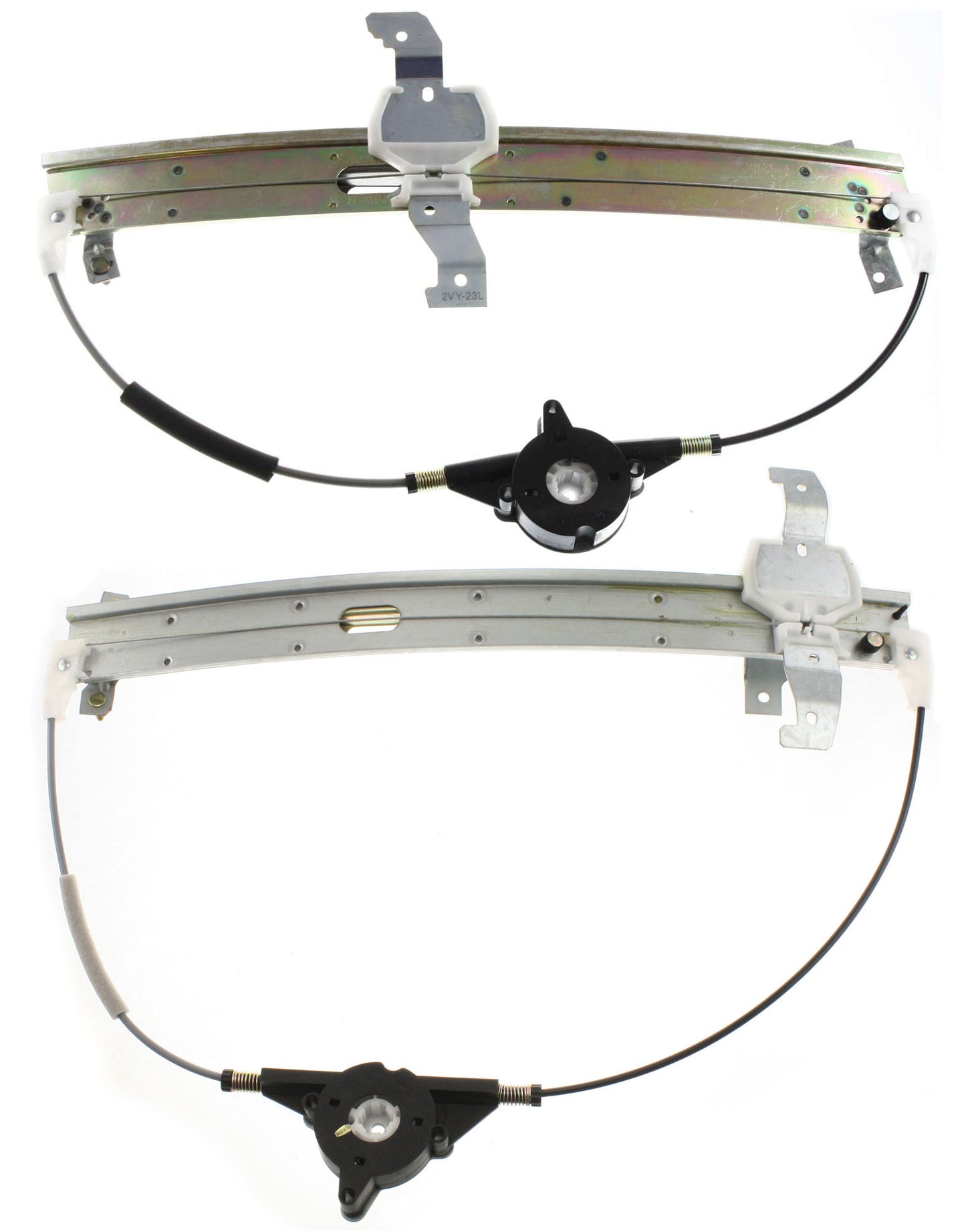 Front And Rear, Driver Side Power Window Regulator, Without Motor