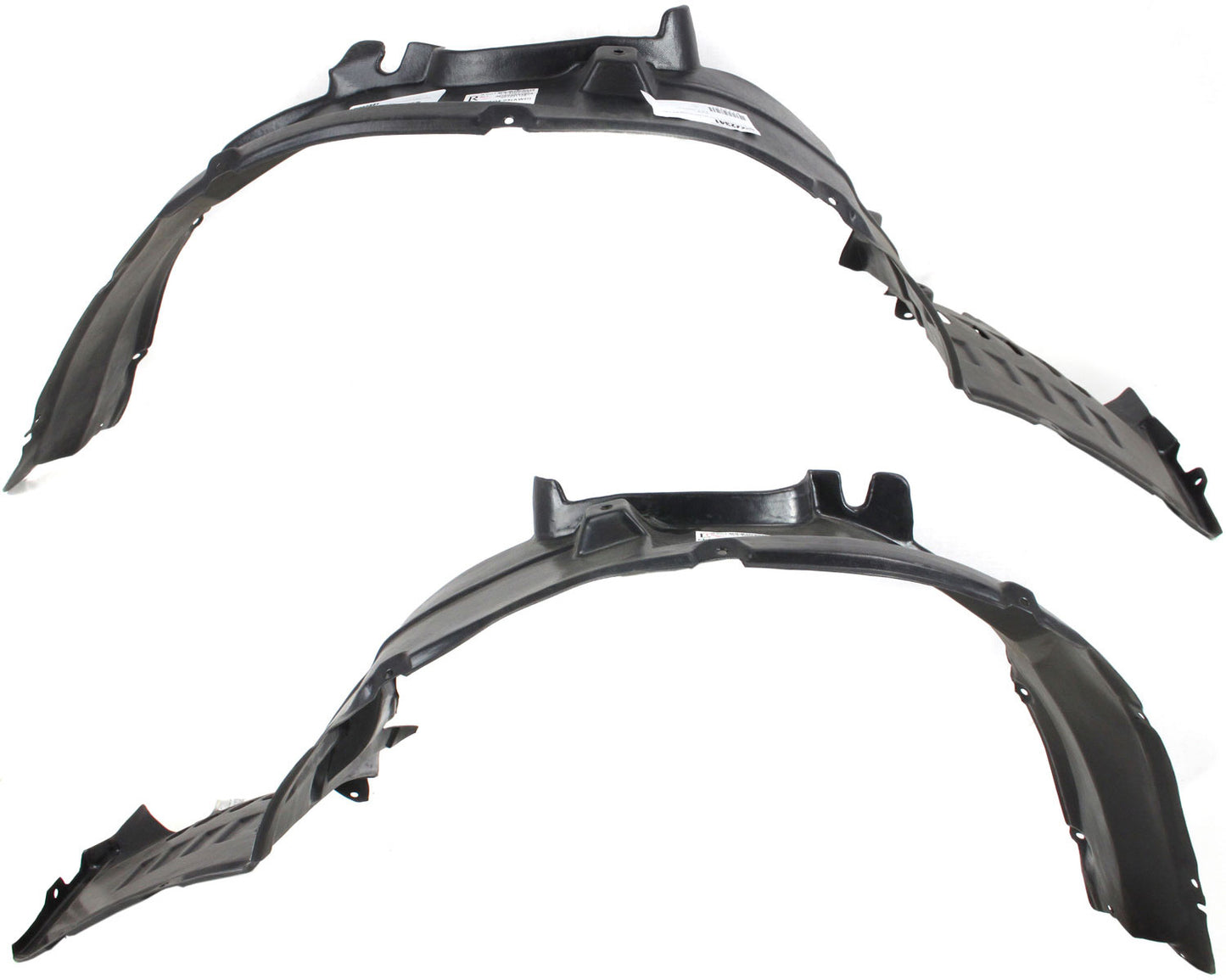 Front, Driver and Passenger Side, Fender Liner