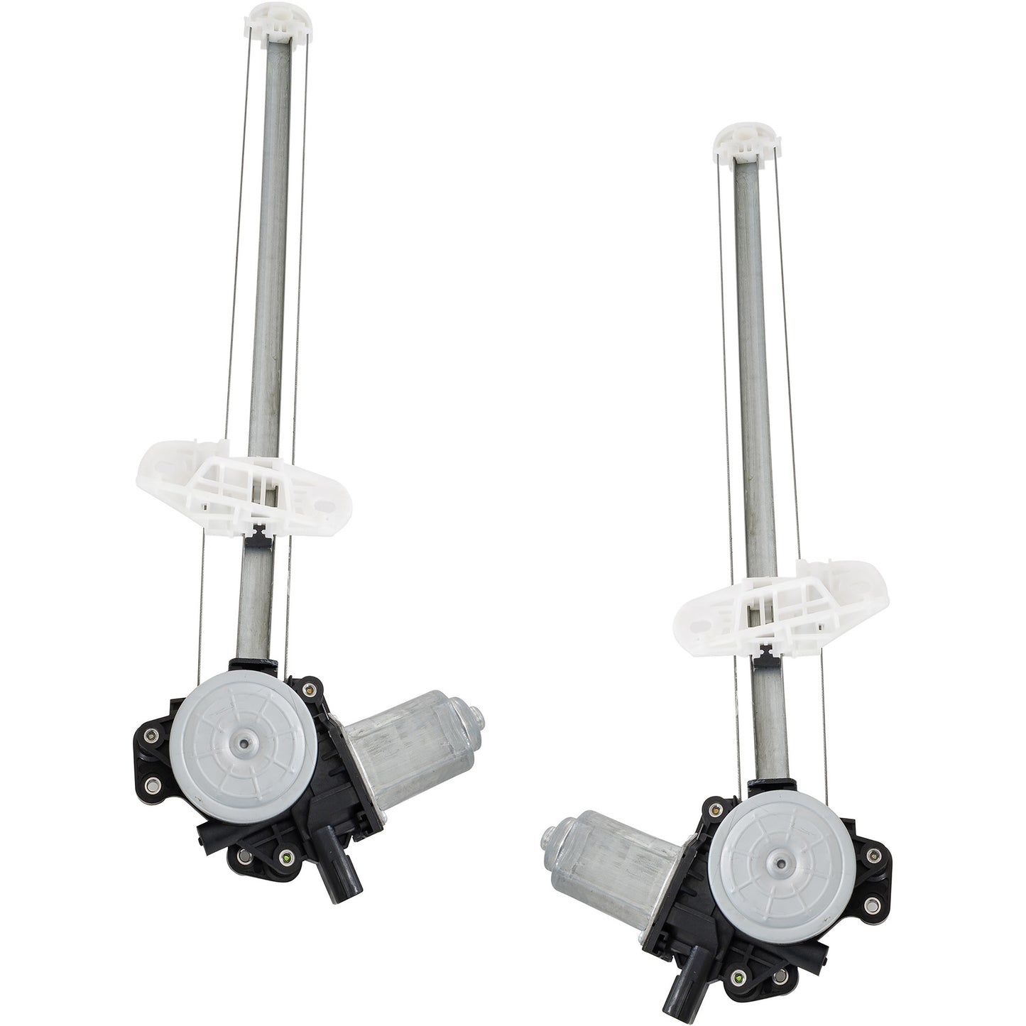 Электростеклоподъемник с электроприводом для передних дверей водителя и пассажира, с мотором