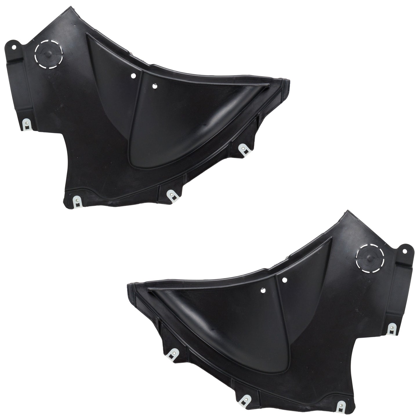 Front, Driver and Passenger Side, Front Section, Fender Liner