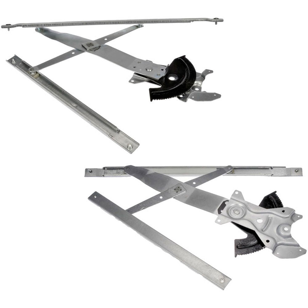 SET-RB740759 Coupe Front, Driver and Passenger Side OE Solutions Series Power Window Regulator, Without Motor