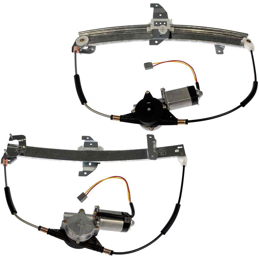 SET-RB751043 Rear, Driver and Passenger Side OE Solutions Series Power Window Regulator, With Motor