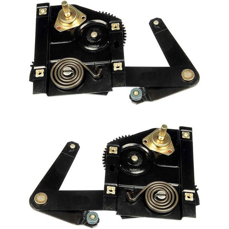 SET-RB752124-R Rear, Driver and Passenger Side OE Solutions Series Manual Window Regulator, Hand-Crank Type