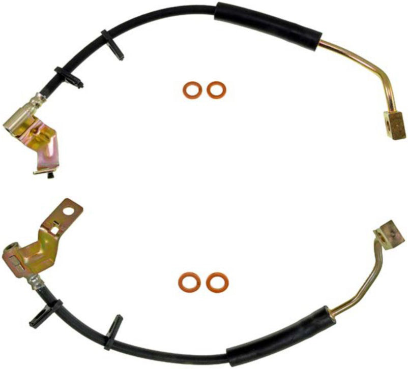 SET-RBH380556-F Front, Driver and Passenger Side First Stop Series Brake Line, Metal and Rubber