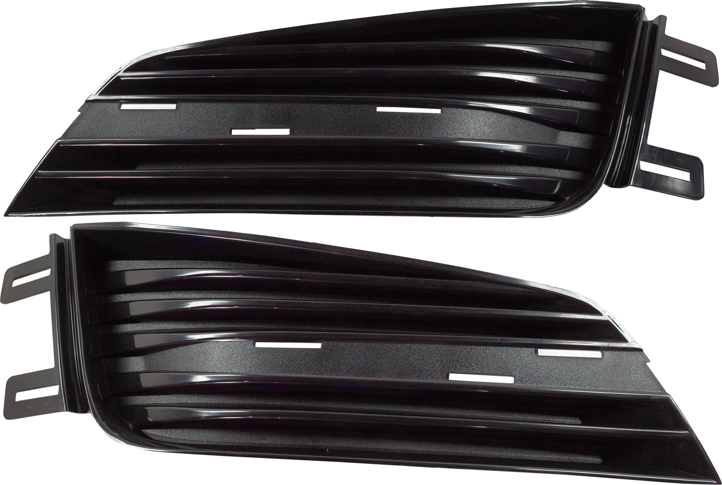 Решетки бампера спереди, со стороны водителя и пассажира, черные