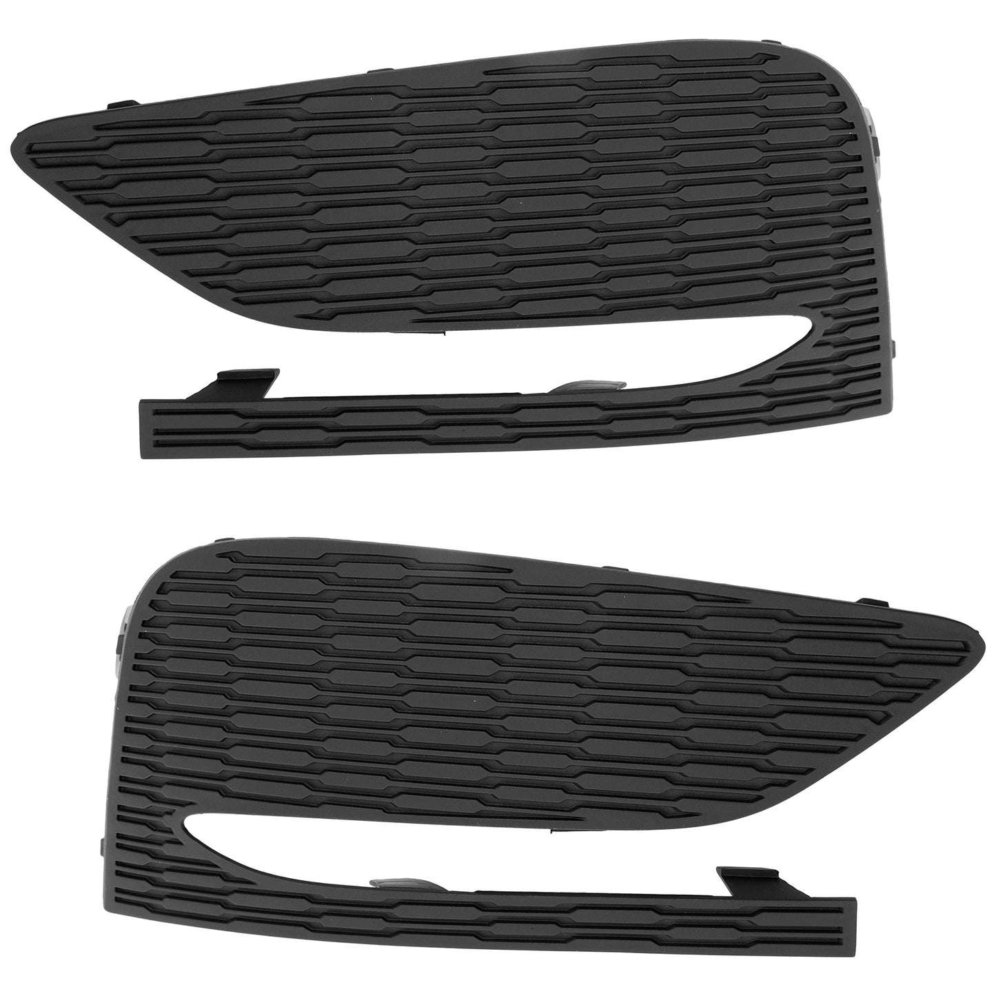 Решетки бампера спереди, со стороны водителя и пассажира, грунтованные