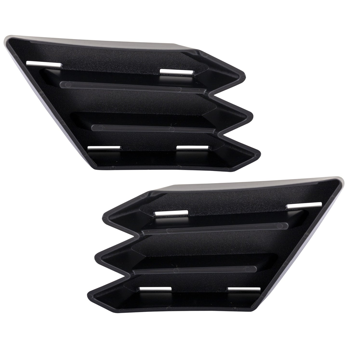 Front, Driver and Passenger Side Valances, Textured Black