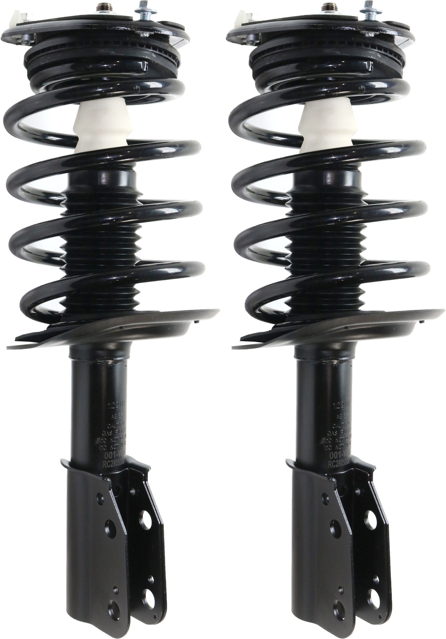 Front, Driver and Passenger Side Fully Loaded Strut