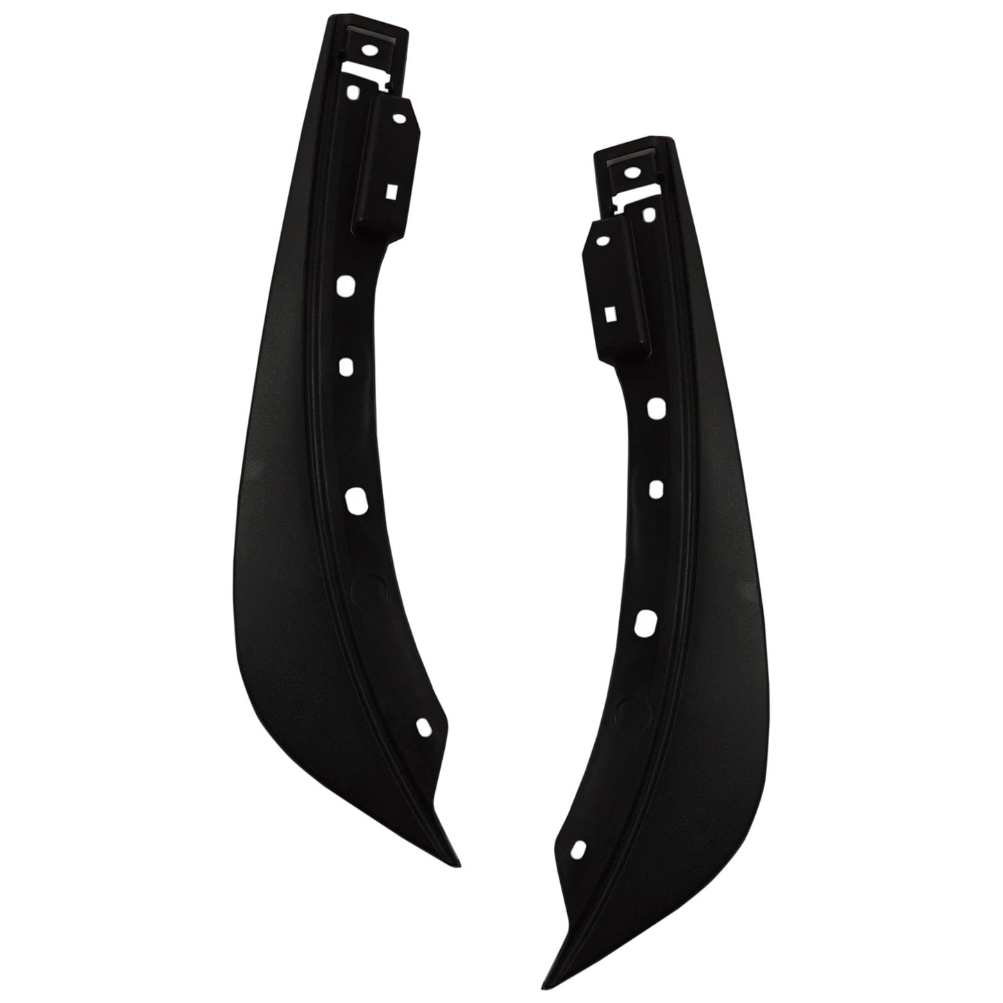 Передний бампер со стороны водителя и пассажира, грунтованный пластик, сертифицированный CAPA