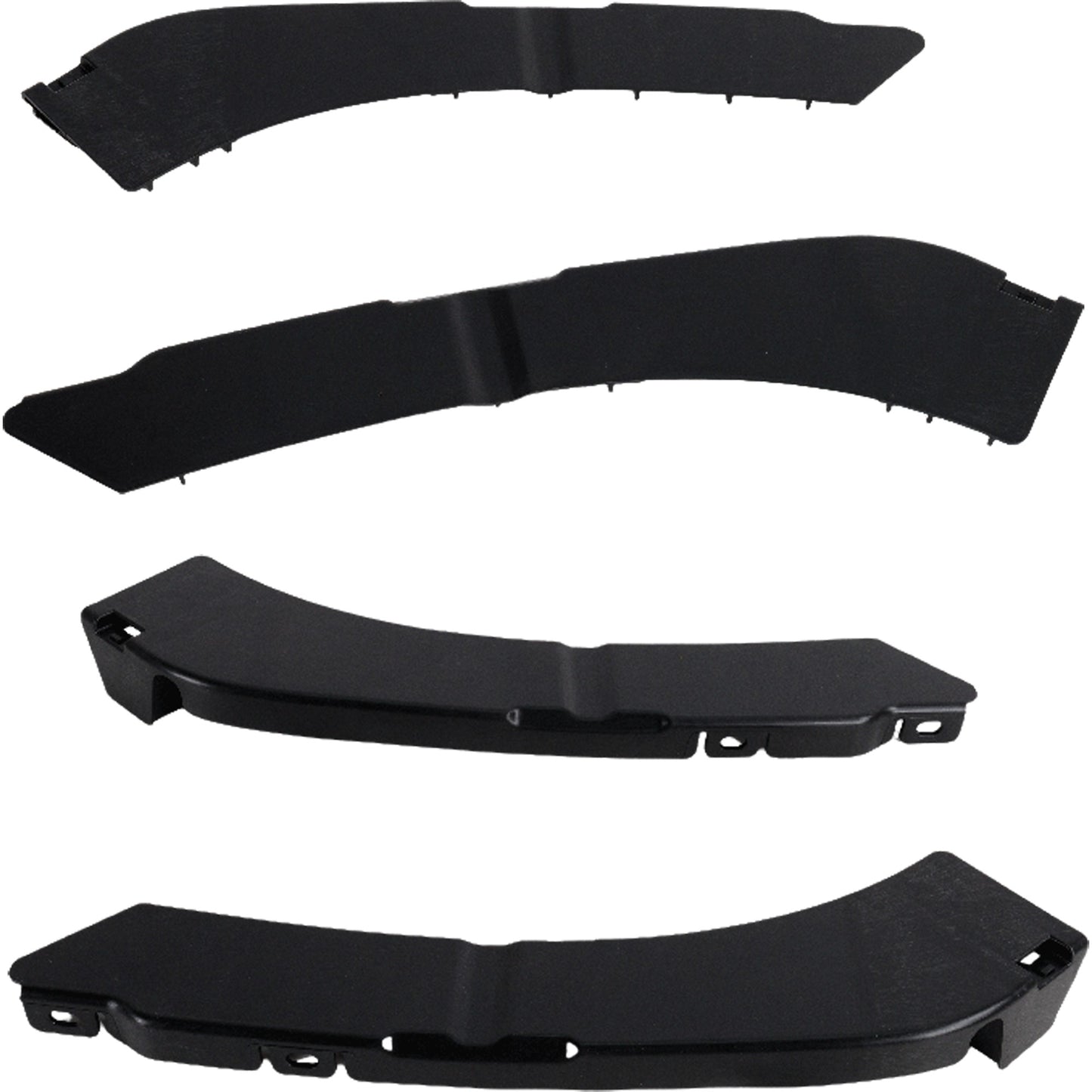 Front, Driver and Passenger Side, Upper Bumper Brackets, Upper Support