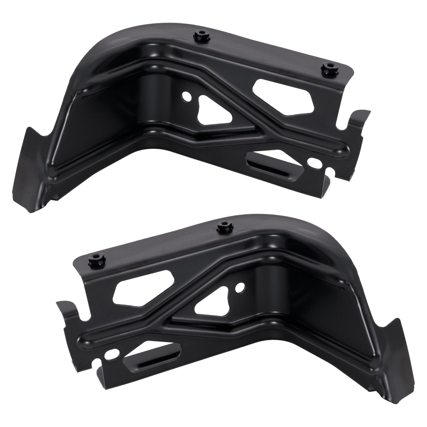 Front, Driver and Passenger Side Bumper Brackets, Extension Bracket