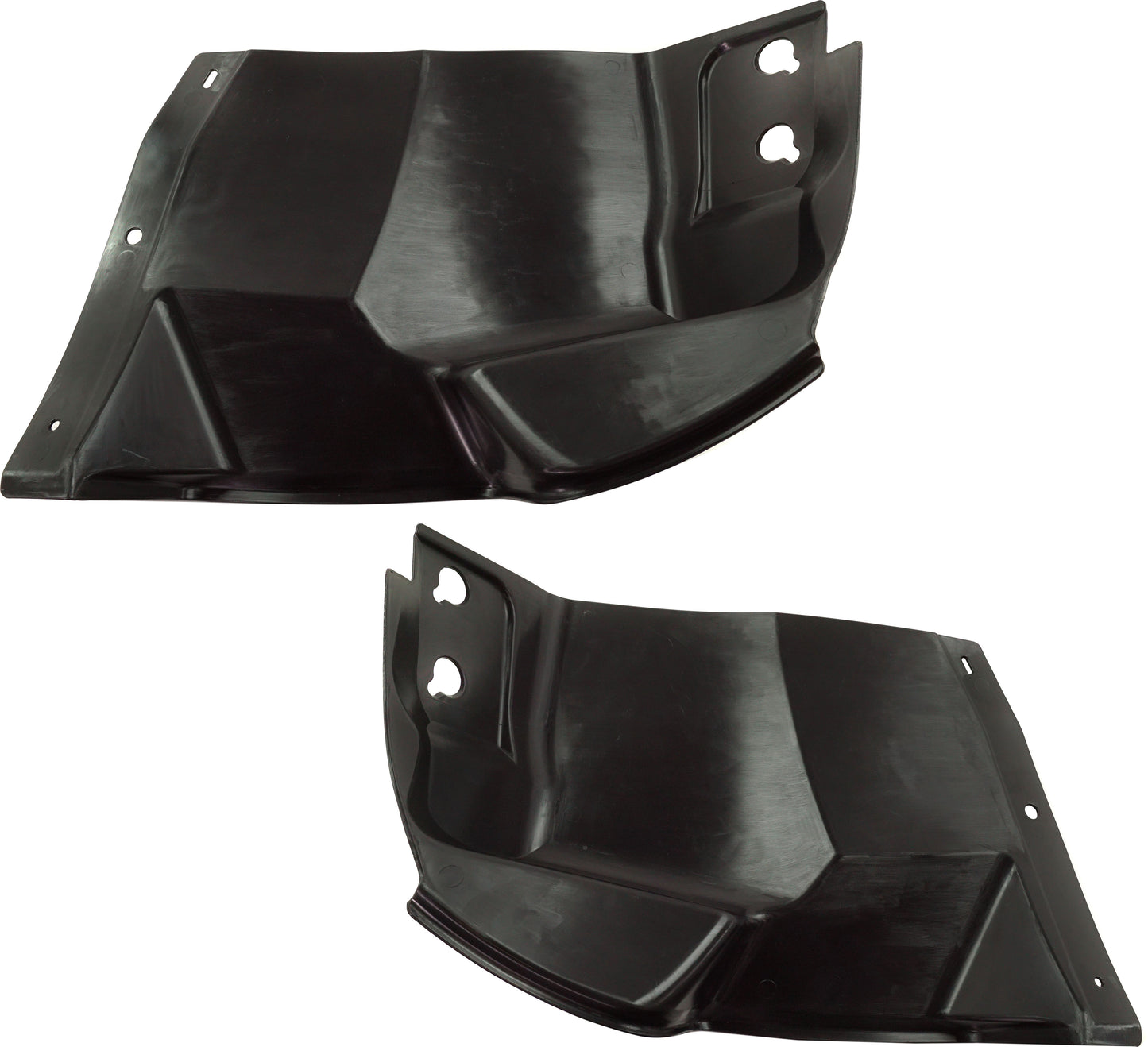 Front, Driver and Passenger Side, Front Section, Fender Liner