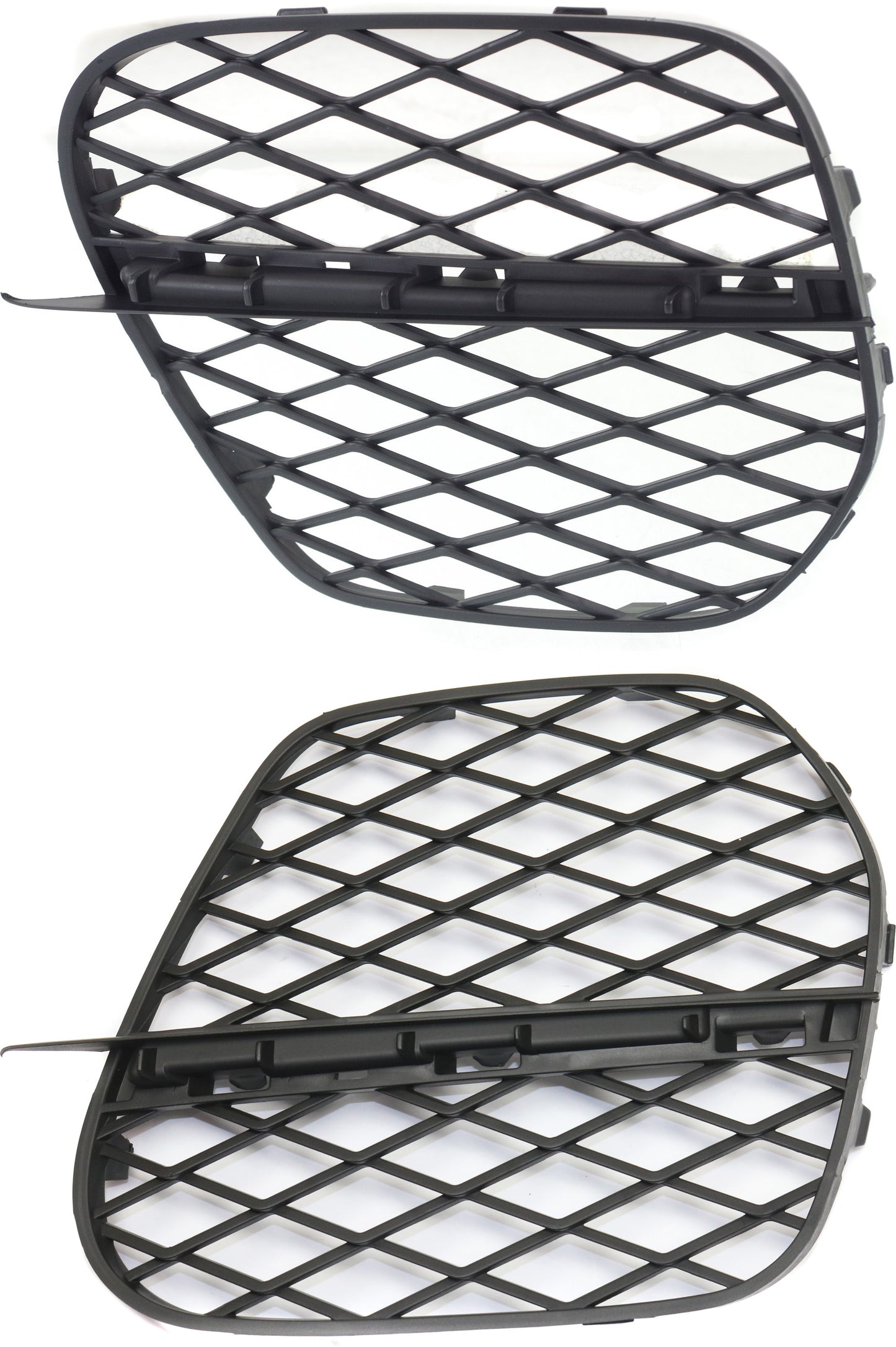 Front, Driver and Passenger Side, Outer Bumper Grilles, Primed