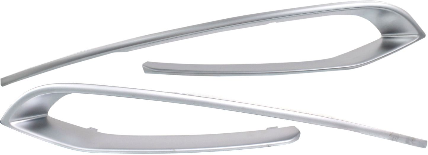 Driver and Passenger Side Grille Trim, Chrome, For Models With Modern Line