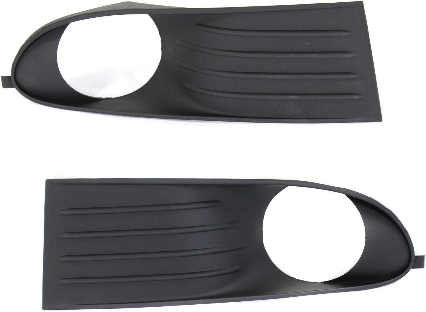 Front, Driver and Passenger Side Fog Light Trims, Primed, For Models Without Fascia