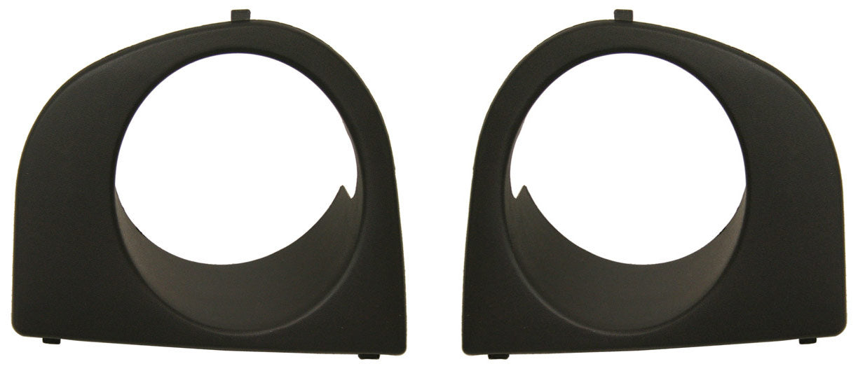 Front, Driver and Passenger Side Fog Light Trims, Primed