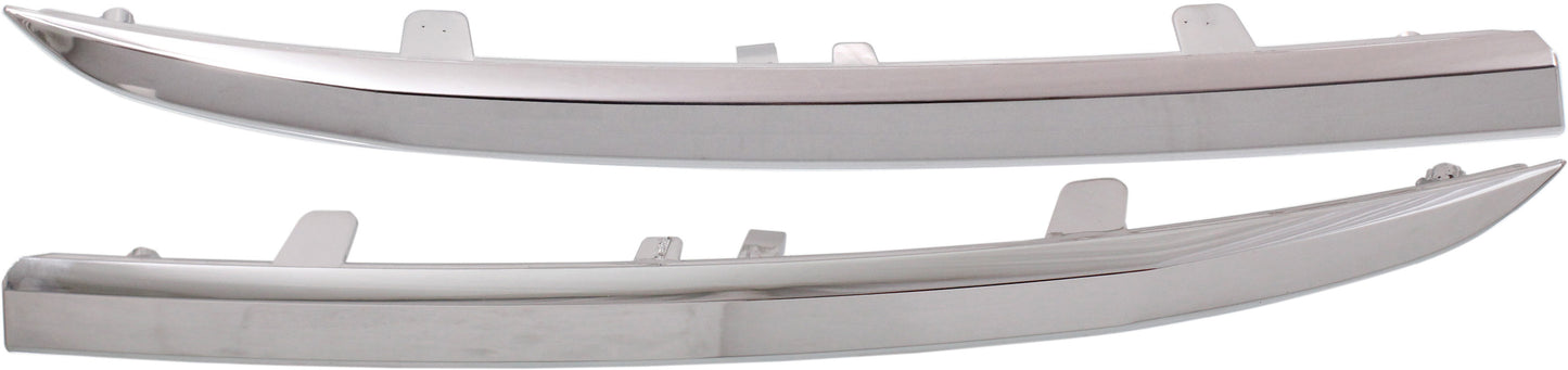 Driver and Passenger Side Grille Trim, Chrome, Center Molding, Canada, Mexico or USA Built Vehicle, CAPA CERTIFIED