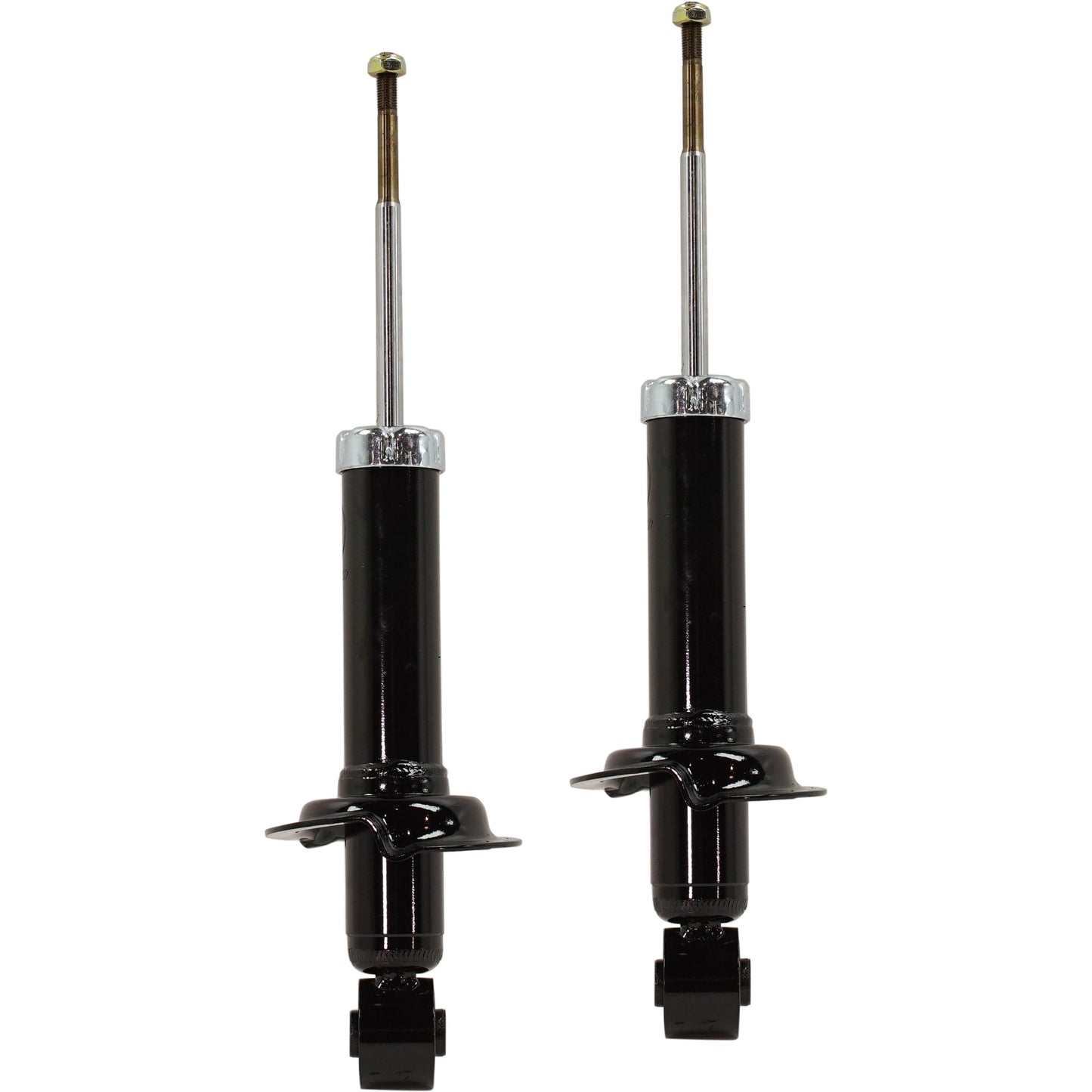 Задняя стойка со стороны водителя и пассажира без амортизаторов