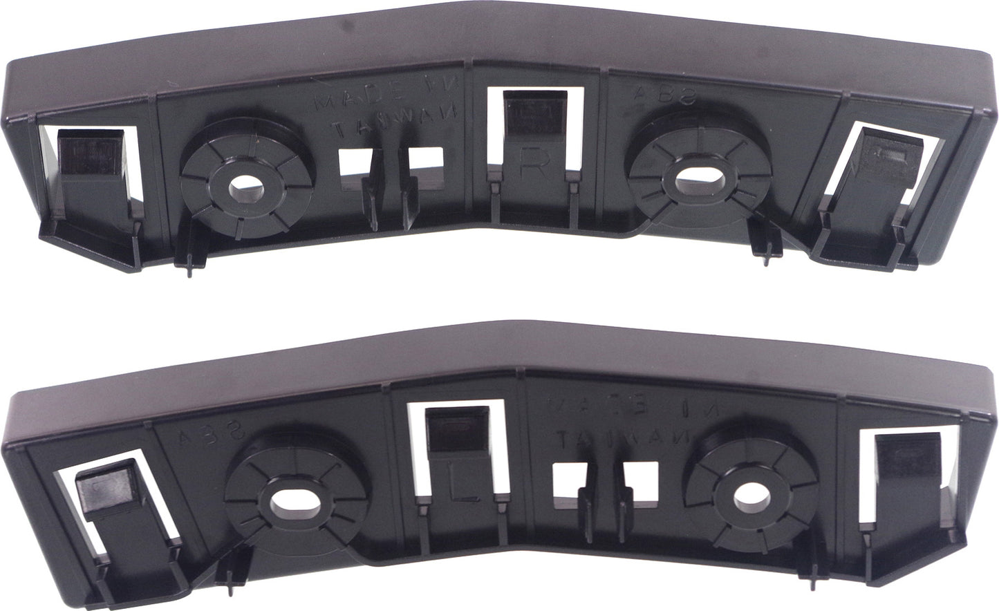 Front, Driver and Passenger Side, Upper Bumper Brackets