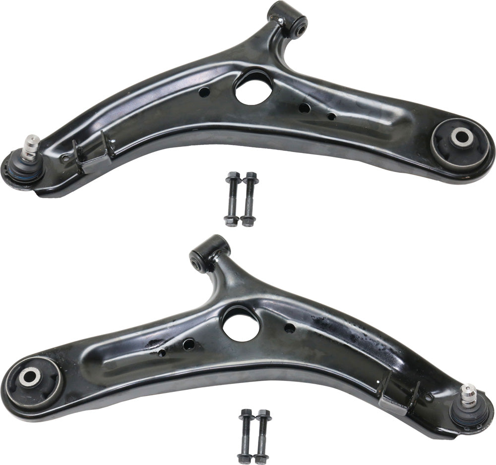 Front, Driver and Passenger Side, Lower Control Arms, With Ball Joints