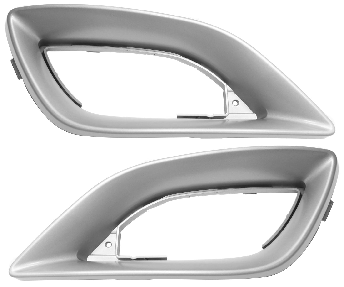 Front, Driver and Passenger Side Fog Light Trims, Primed