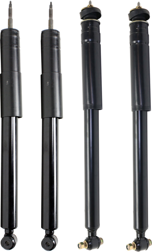 Front and Rear, Driver and Passenger Side Shock