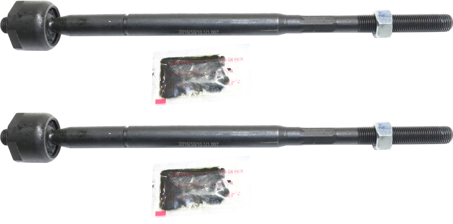 Передние, со стороны водителя и пассажира, внутренние наконечники рулевой тяги