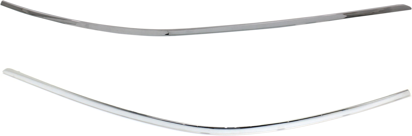 Накладки на задний бампер со стороны водителя и пассажира, хромированные, для моделей без спортивного пакета