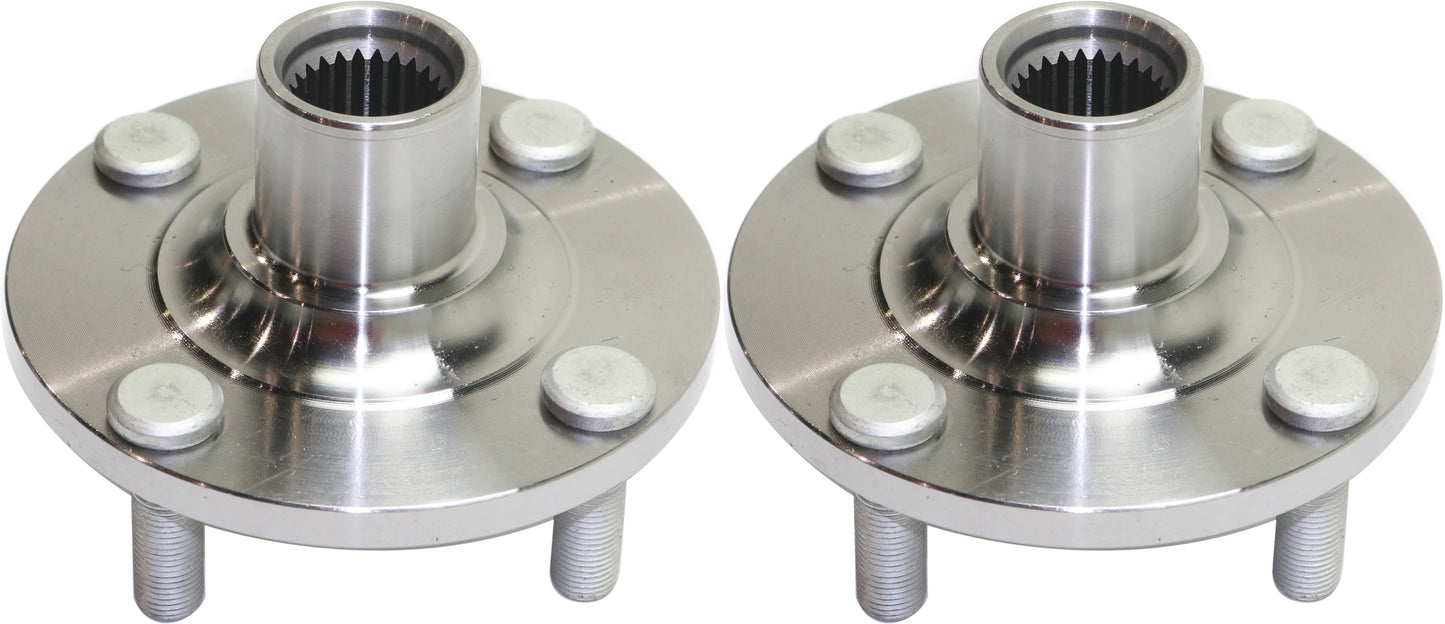 2-Wheel Set Front, Driver and Passenger Side Wheel Hubs, Without Bearing, 4 X 3.94 in. Bolt Pattern