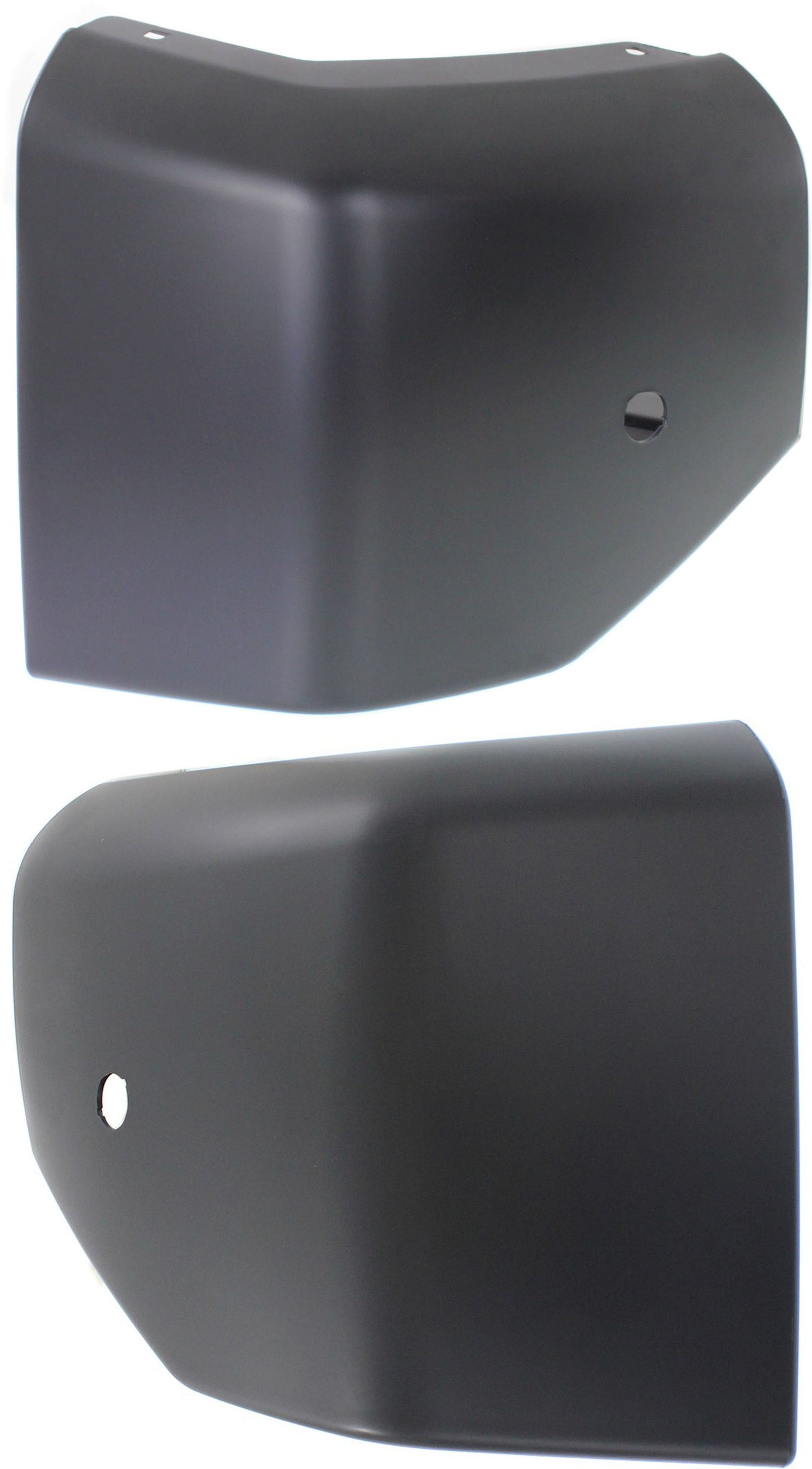 Rear, Driver and Passenger Side Bumper End, Primed Plastic