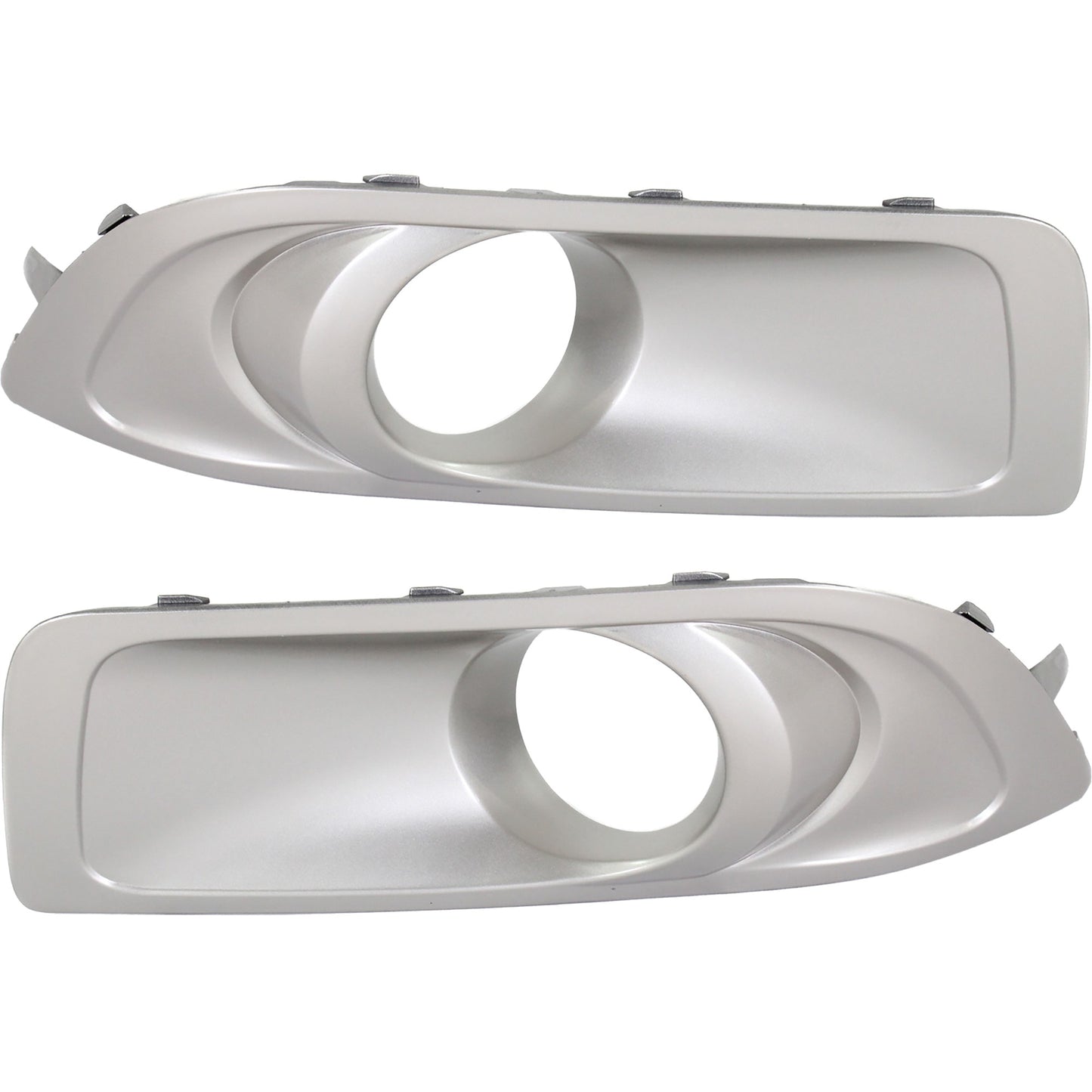 Front, Driver and Passenger Side Fog Light Trims, Primed